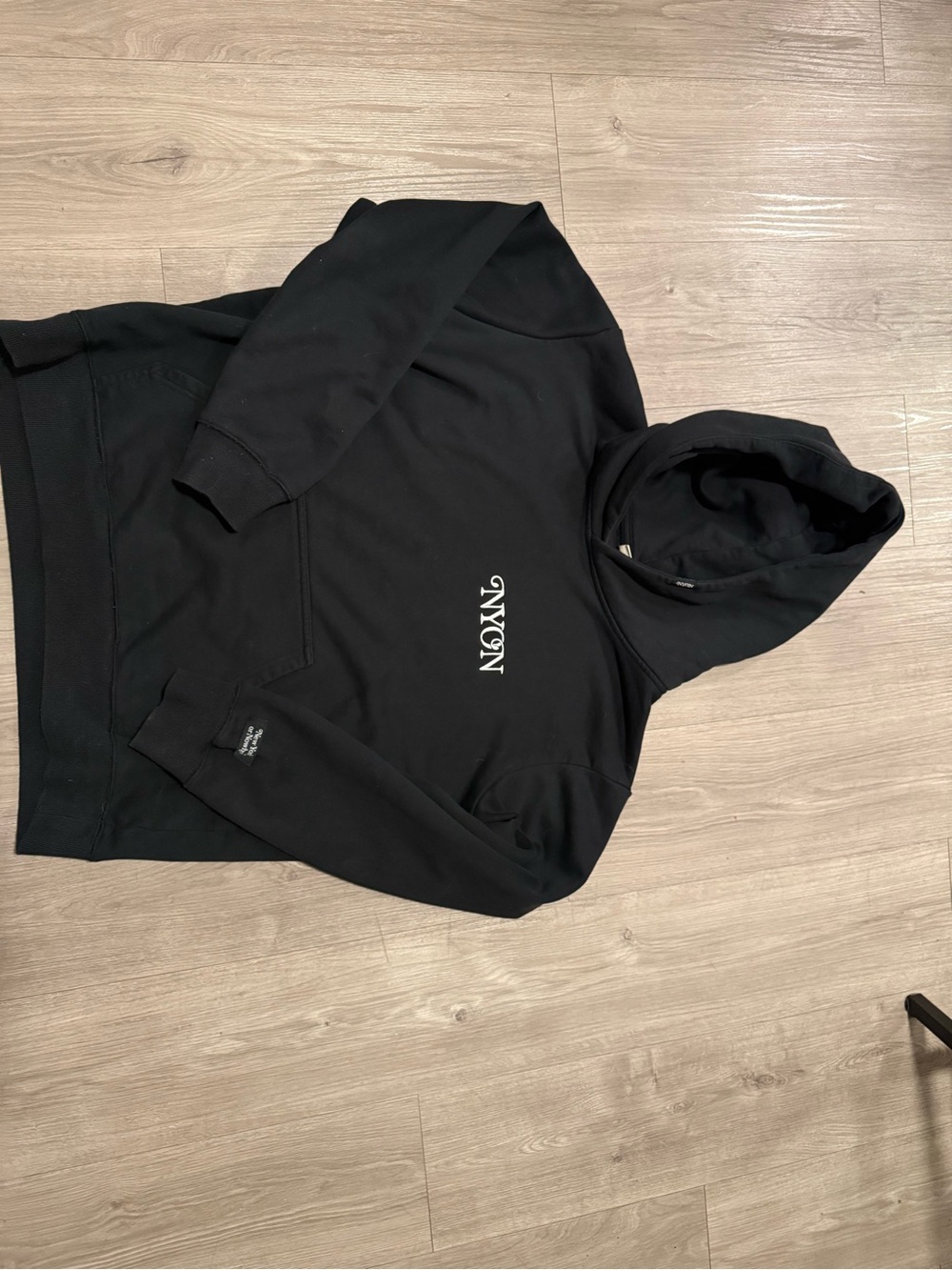 Black Graphic Hoodie Sweatshirt - New York or Nowhere - Picture 2 of 6